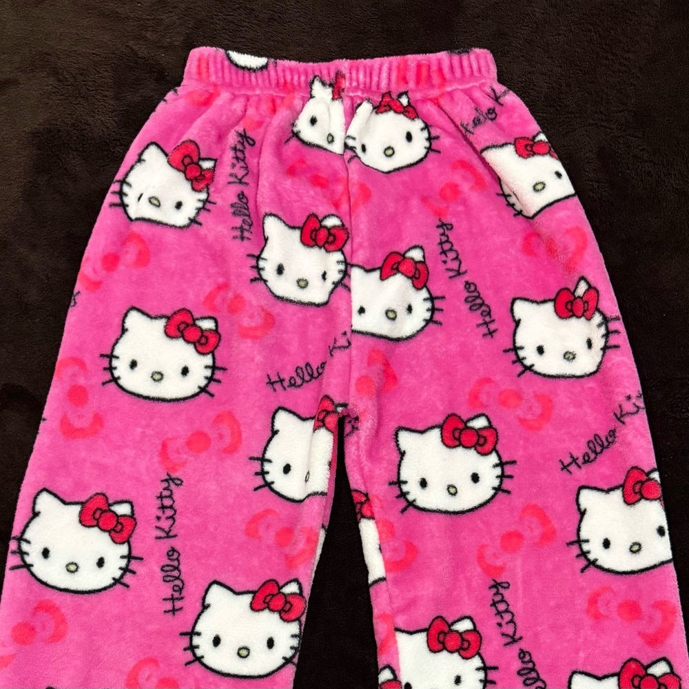 Pink Hello Kitty Fleece Sweatpants